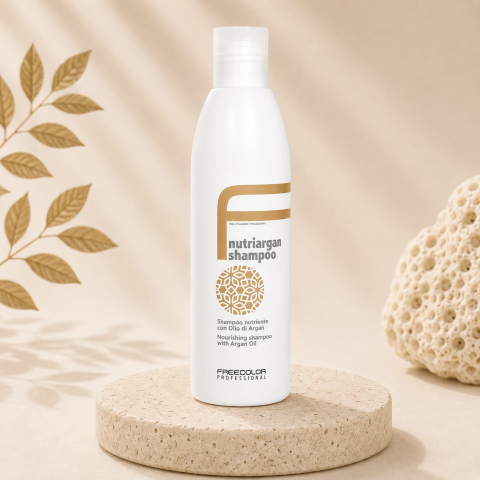 Șampoane - Șampon hrănitor cu ulei de argan Freecolor Shampoo Nutriargan, 250 ml