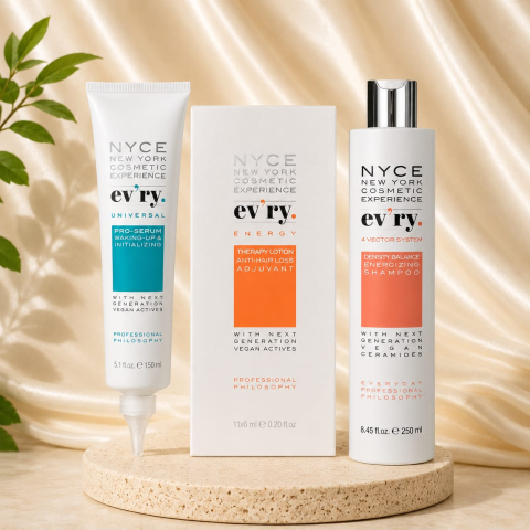 NYCE - Kit NYCE împotriva căderii părului și pentru detoxifierea scalpului, 3 produse
