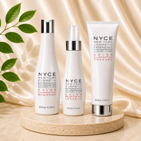 NYCE - Kit pentru păr vopsit NYCE Luxury Color Essentials, 3 produse, 600 ml