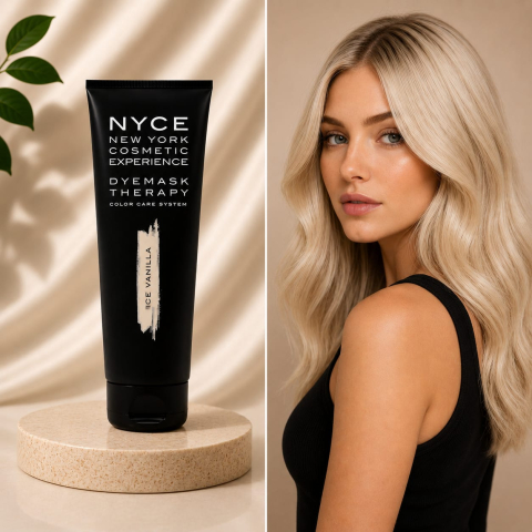 Măști Nuanțatoare - Mască nuanțatoare pentru păr ICE VANILLA NYCE Dyemask, 250 ml