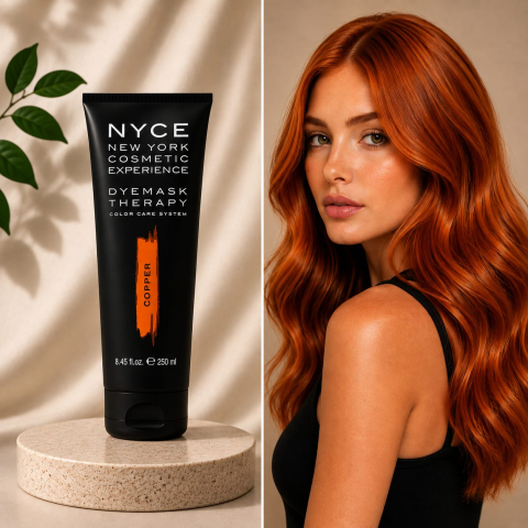 Măști Nuanțatoare - Mască nuanțatoare pentru păr COPPER Dyemask, 250 ml