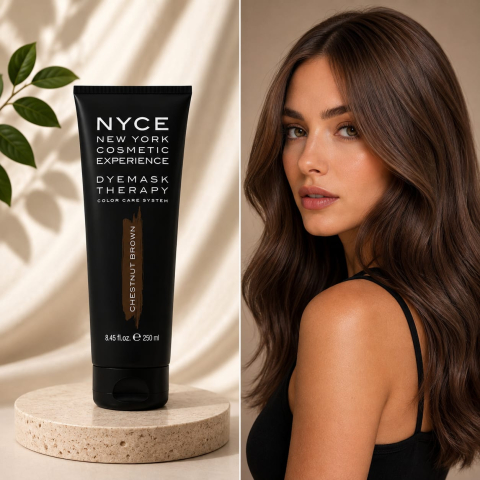 Măști Nuanțatoare - Mască nuanțatoare pentru păr CHESNUT BROWN Dyemask, 250 ml