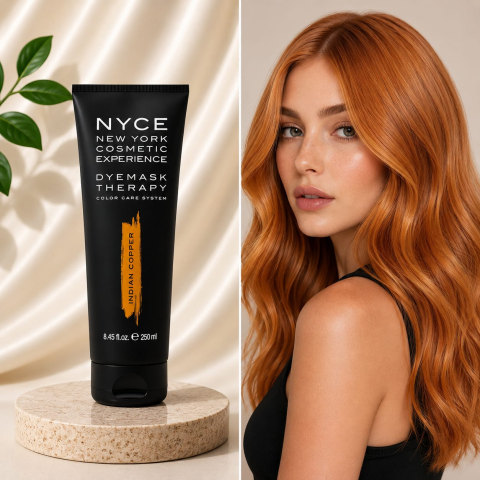 Măști Nuanțatoare - Mască nuanțatoare pentru păr INDIAN COPPER Dyemask, 250 ml