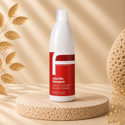 Șampoane - Șampon profesional pentru păr vopsit Freecolor Colorlife Shampoo, 1000 ml