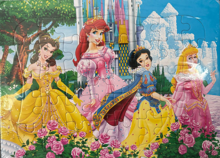 PUZZLE DIN CARTON 28X 21 CM PENTRU COPII 40 PIESE DIFERITE MODELE DISNEY [2]