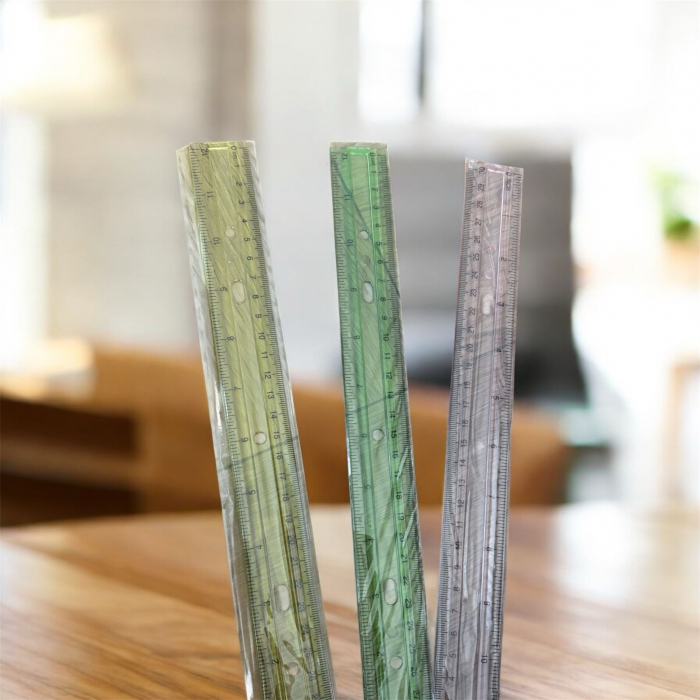 RIGLA PLASTIC 30 CM, DIFERITE CULORI [1]