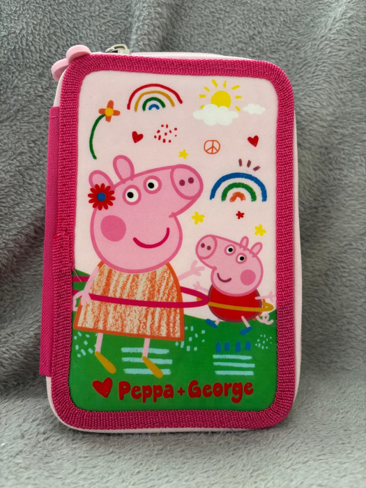 Penar pentru scoala 20x14 cm  cu 3 fermoare, Neechipat [1]