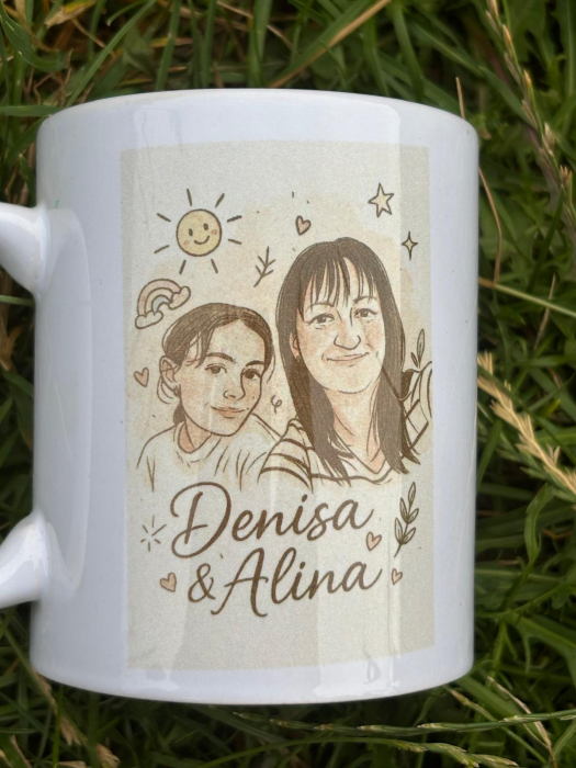 Cană Personalizată – Denisa & Alina [1]