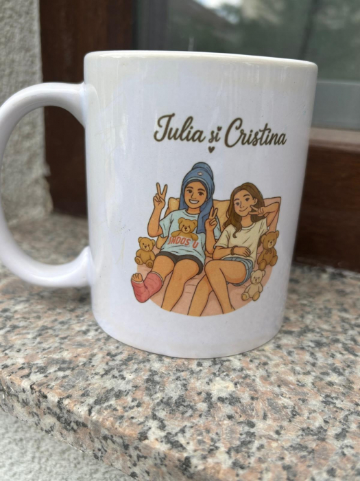 Cană Personalizată – Julia și Cristina [1]