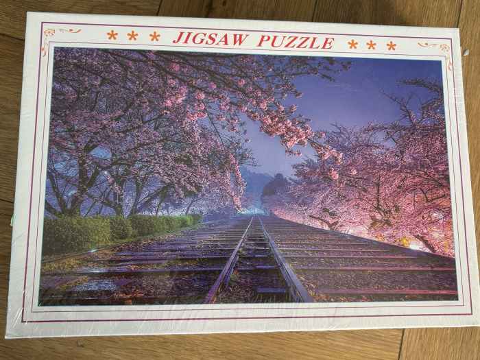 PUZZLE DIN CARTON 36 X 25 CM CU PEISAJ DE PRIMAVARA 1000 PIESE [1]