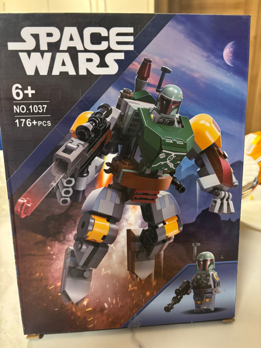 SET CONSTUCTIE LUPTATOR SPATIAL 176 PIESE MODEL ARTICULAT [1]