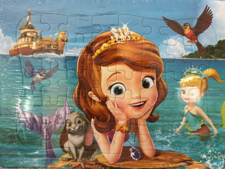 PUZZLE DIN CARTON 28X 21 CM PENTRU COPII 40 PIESE DIFERITE MODELE DISNEY [3]