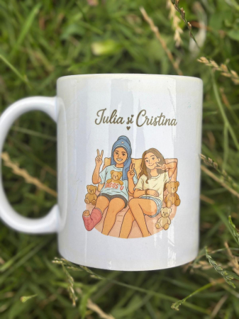 Cană Personalizată – Julia și Cristina [1]