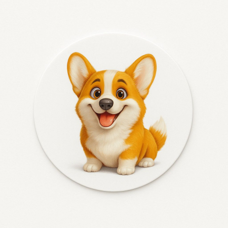 PERSONALIZATE - MAGNET FOTO ROTUND PERSONALIZAT