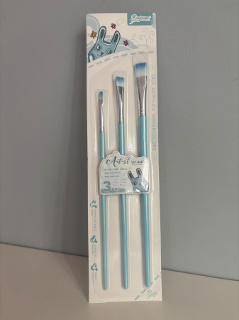 PENSULA PENTRU PICTURA 21 CM CU VARF PATRAT 3 BUC SET