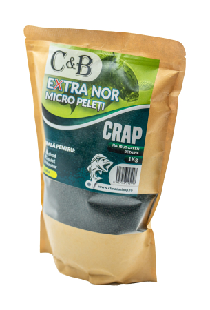 C&B - Nada C&B Nor - Micro Peleti Halibut Green Betaine 1 Kg - CRAP