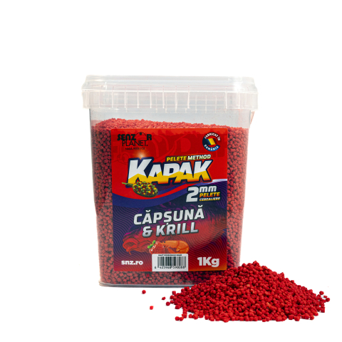 Pelete - KAPAK PELETE CEREALIERE CAPSUNA & KRILL 2mm 1kg