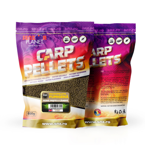 Pelete - MICROPELETE FUMIGENA FAINA PESTE & CANEPA (MARO-GALBUI) 2mm 800g