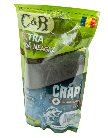 C&B - Nada C&B Neagra Halibut/Squid1 Kg - Crap