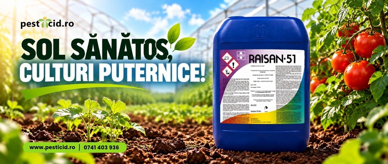 O CULTURĂ SĂNĂTOASĂ ÎNCEPE CU UN SOL BINE PREGĂTIT!