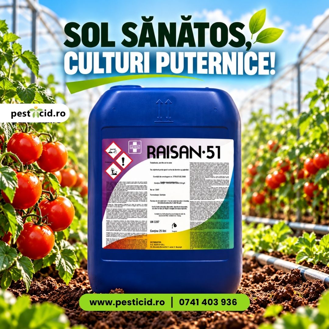 O CULTURĂ SĂNĂTOASĂ ÎNCEPE CU UN SOL BINE PREGĂTIT!