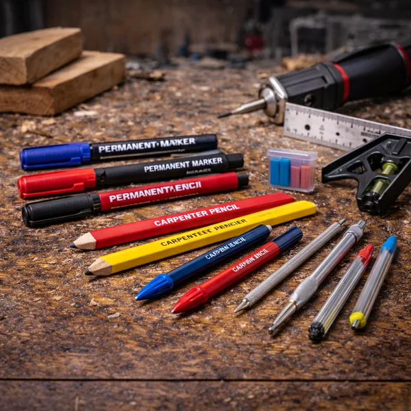 Markere, seturi de trasat si creioane tamplarie