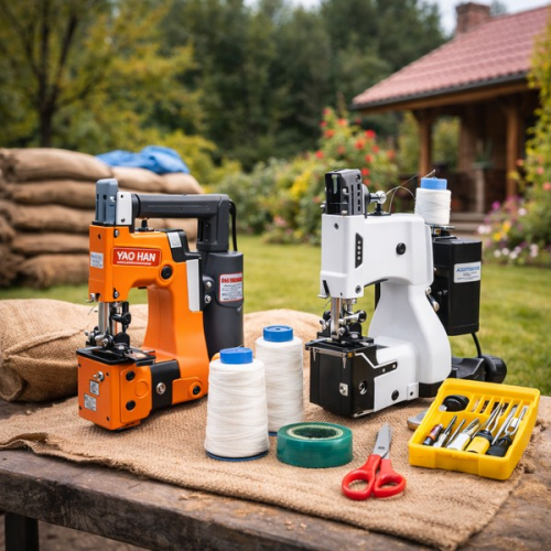 Masini de cusut saci si accesorii