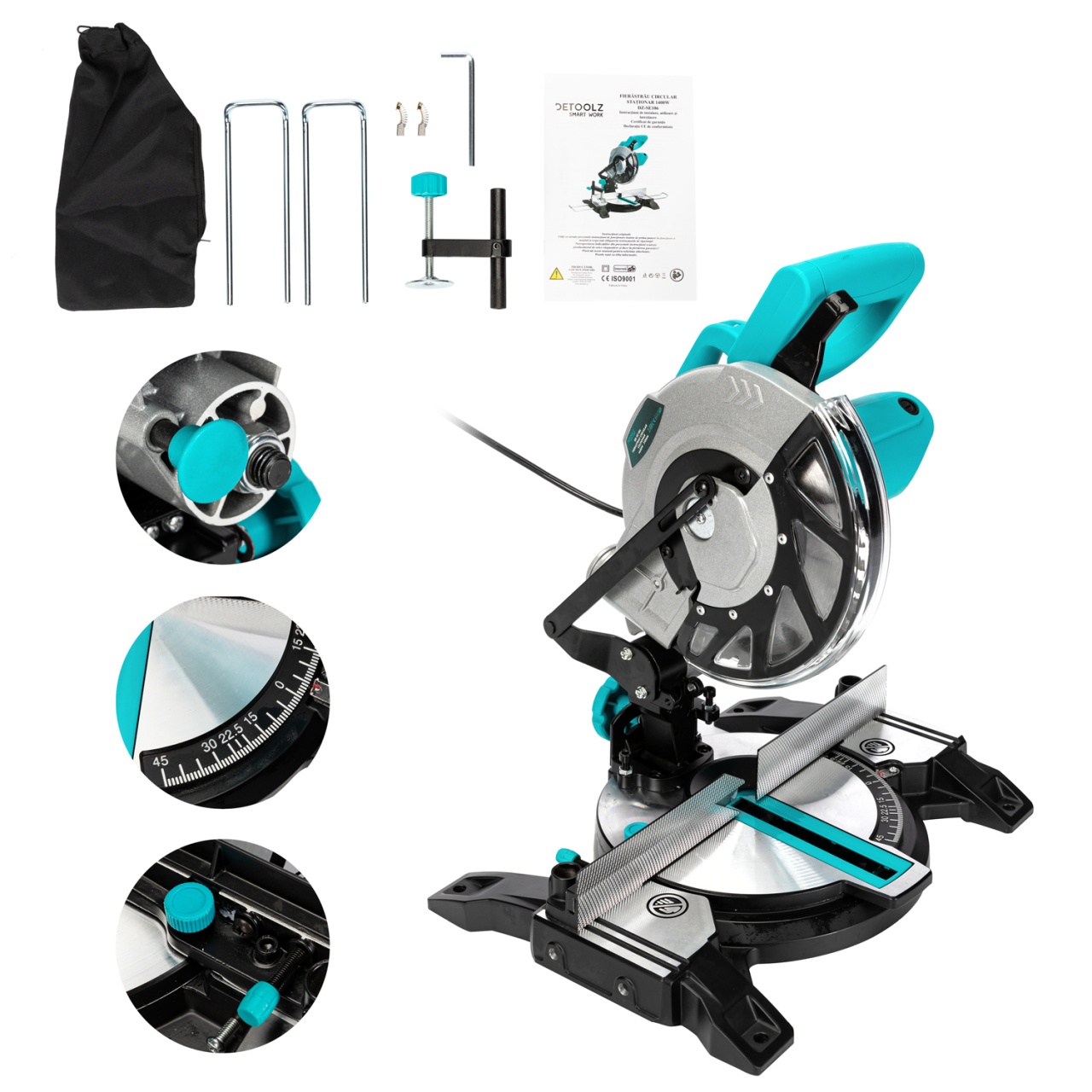 Fierastrau circular stationar 1400W 210mm [11]