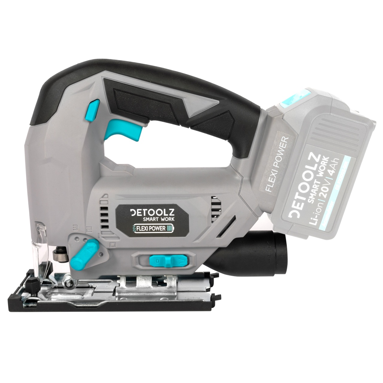 Fierastraie electrice - Fierastrau pendular Detoolz, 20V, dimensiune maxima taiere 80mm