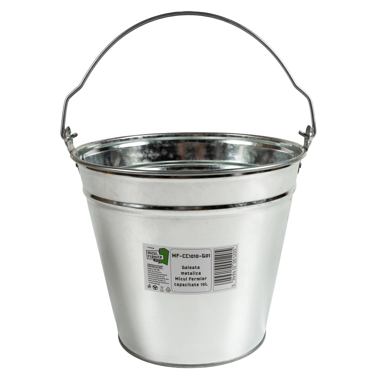 Accesorii Constructii - Galeata metalica Micul Fermier, 10L G01