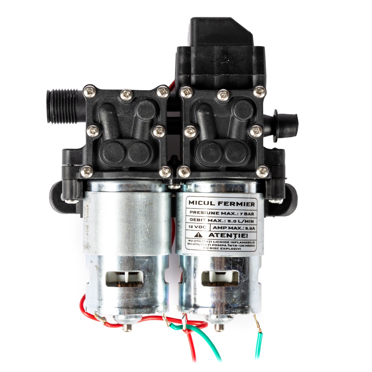 Electrice auto - Pompa de presiune Micul Fermier cu filet, dubla