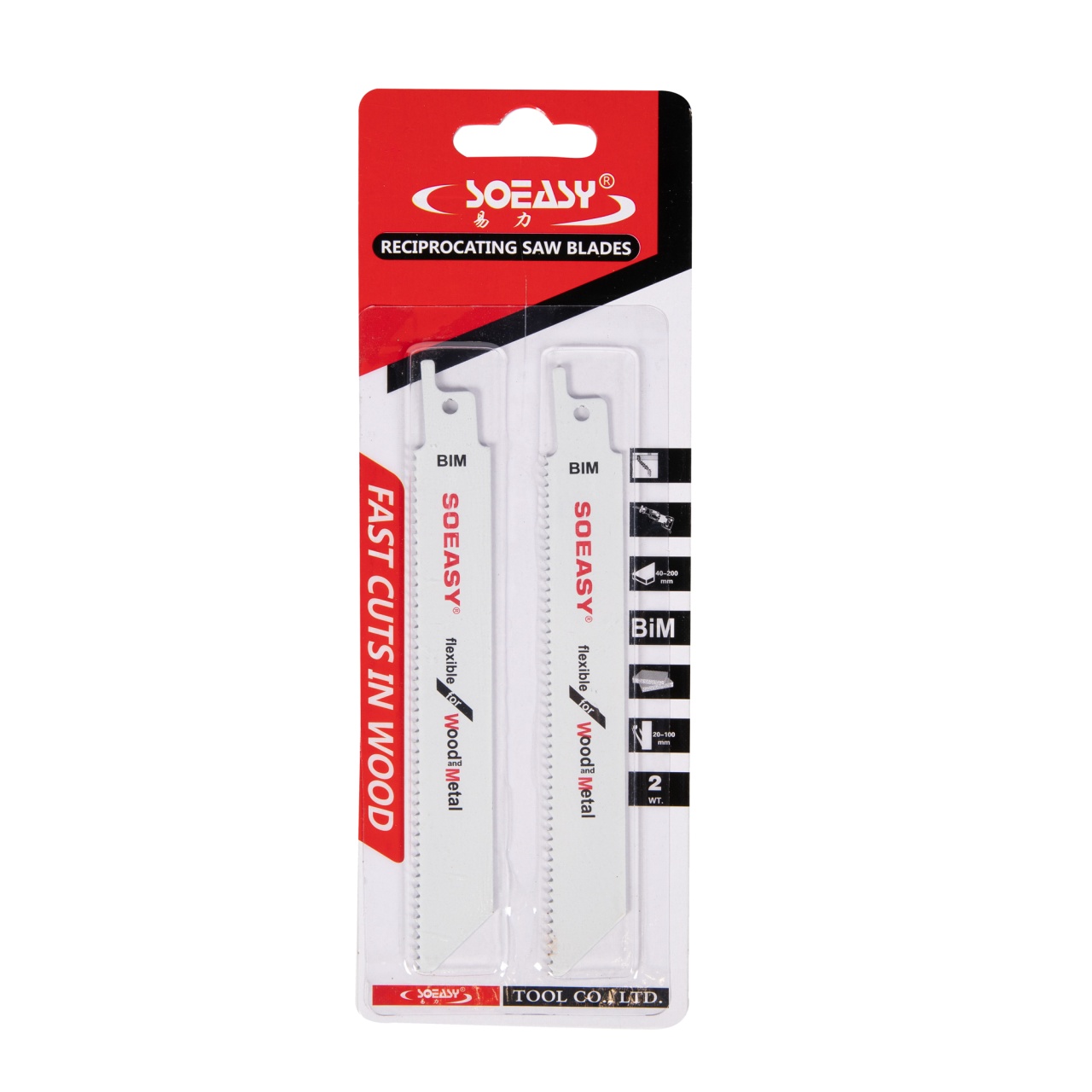 Fierastraie electrice - Set 2 lame pend. sabie 150*19*0.9 10TPI univ. BIM