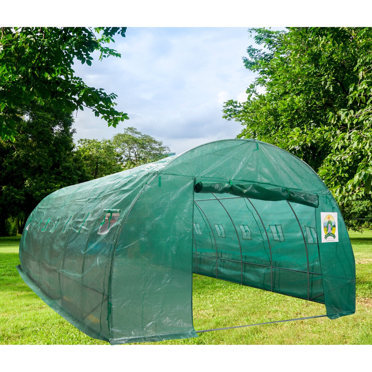 Sere si prelate - Solar/Sera Micul Fermier 10x4x2.5m , polietilena, densitate 140g/mp UV4