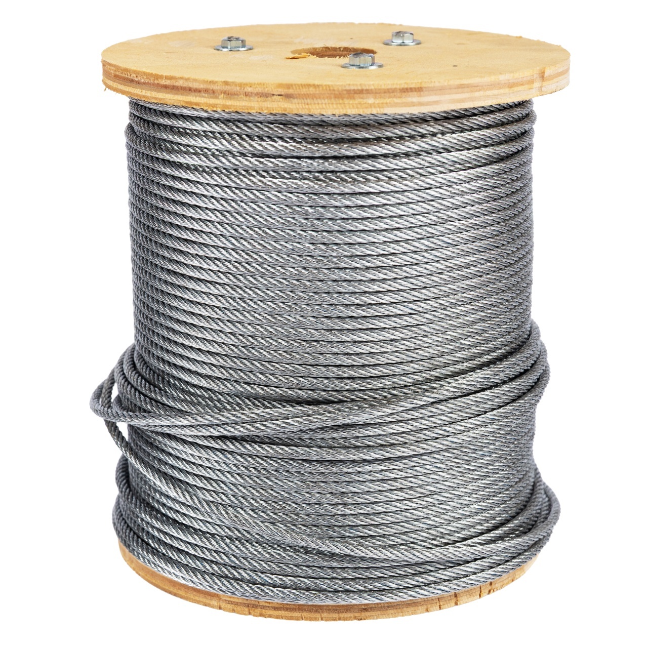 Accesorii Constructii - Tambur cablu otel zincat Micul Fermier, diametru 3mm, lungime 100m