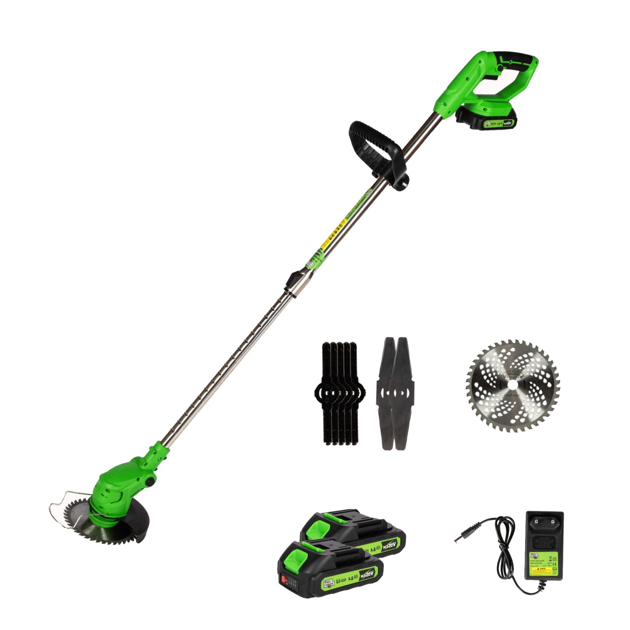 Motocoase - Trimmer (Motocoasa) electric Micul Fermier 20V, 2 acumulatori 1.5Ah