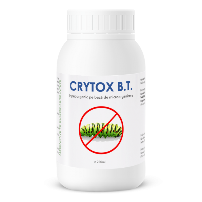 Agent biodinamic de dăunare împotriva omizilor, Crytox B.T. [1]