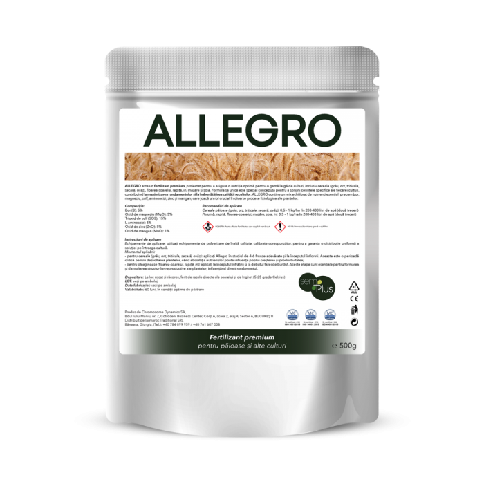 Allegro, fertilizant premium pentru păioase și alte culturi [1]
