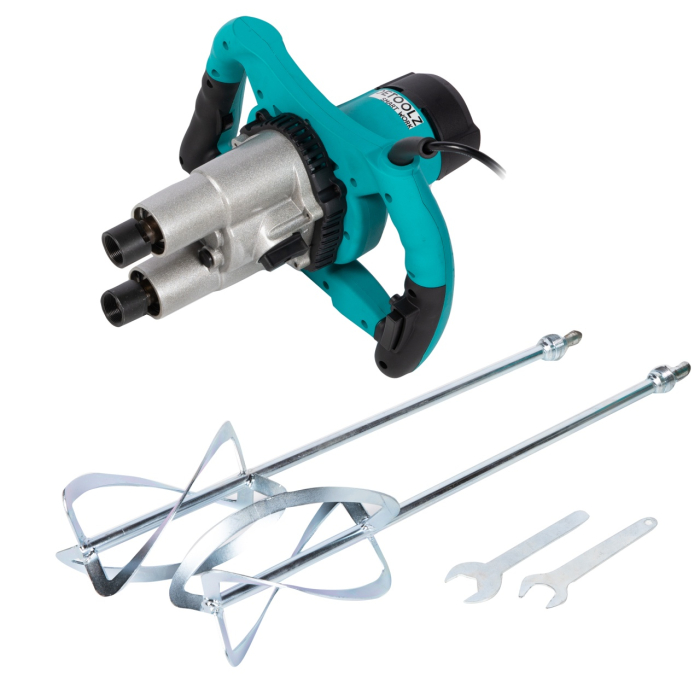 Amestecator materiale constructii Detoolz putere 1800W, 2 palete [10]