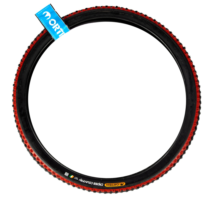 Anvelopa bicicleta 26x1.95", ETRTO 52-559, model CROSS COUNTRY, negru/rosu, profil All-terrain [2]