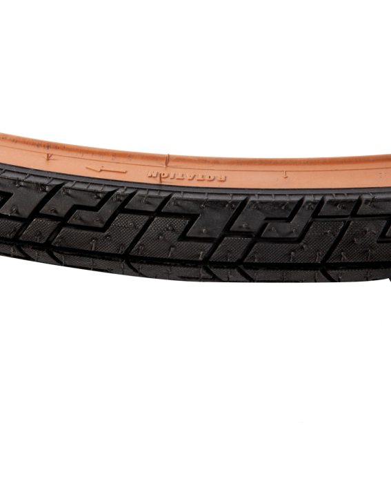 Anvelopa bicicleta 28x1-5/8x1-3/8", ETRTO 37-622, model FIZER, negru/maro, profil Street [4]