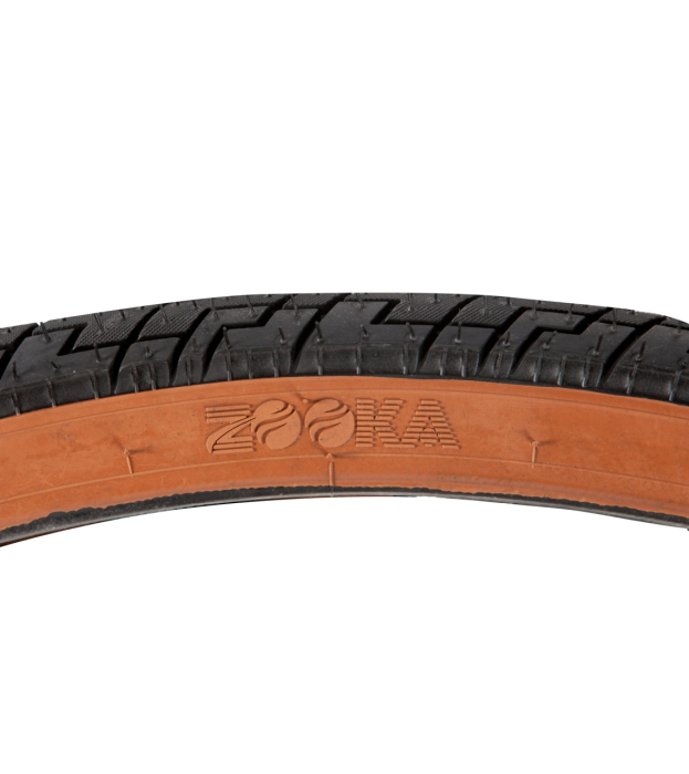 Anvelopa bicicleta 28x1-5/8x1-3/8", ETRTO 37-622, model FIZER, negru/maro, profil Street [7]