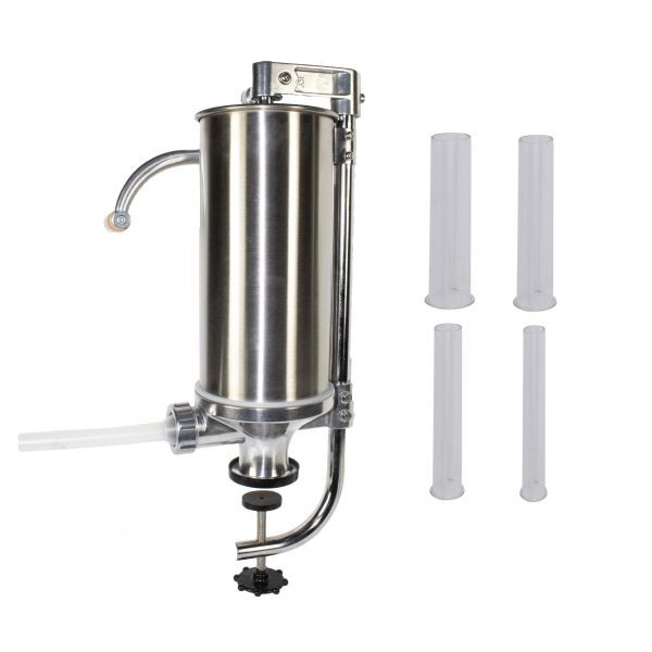 Aparat Carnati Elefant KY-2008CB, 4 kg, metal/inox, Vertical 4 palnii, prindere de masa [1]