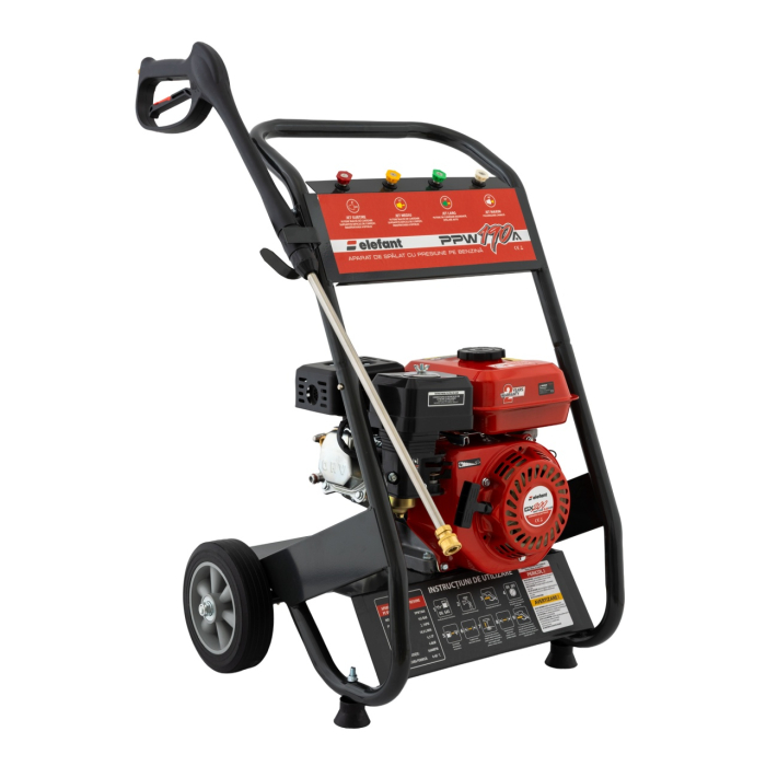 Aparat de spalat cu presiune pe benzina ELEFANT PPW190A, 6,5 CP ,10 L/min ,3600 rot/min Motor termic [2]