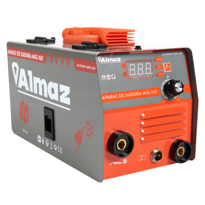 Aparat sudura Almaz, MMA+FCAW(doar sudura sarma flux), intensitate maxima 160A, afisaj digital [11]