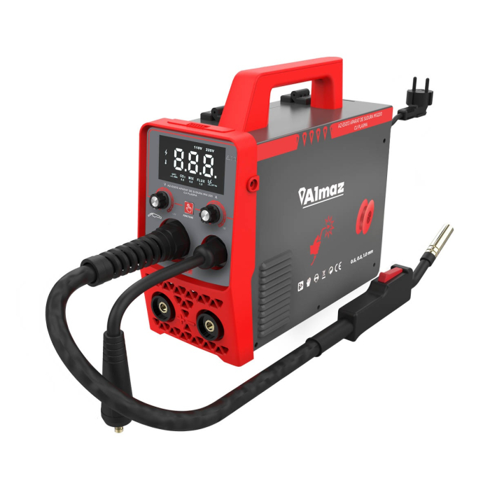 Aparat sudura Almaz, MMA+MIG+MAG+LiftTIG+FCAW, intensitate maxima 200A, afisaj digital [2]