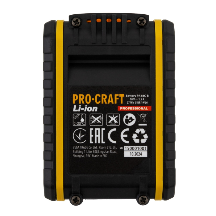 Autofiletanta Procraft Compact PA18C, 18V, 1.5 Ah 2 acumulatori [8]