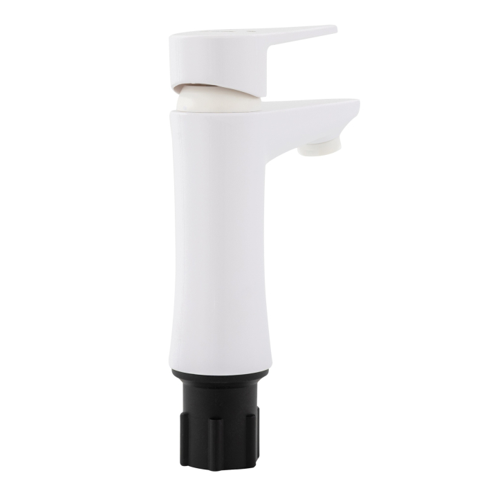 Baterie baie din plastic, PLAMIX Oscar-001 Alb [4]