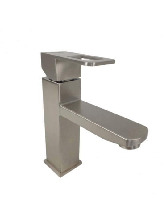 Baterie lavoar MIXXUS FIT-001 din otel inoxidabil, Monocomanda, Racorduri incluse [1]