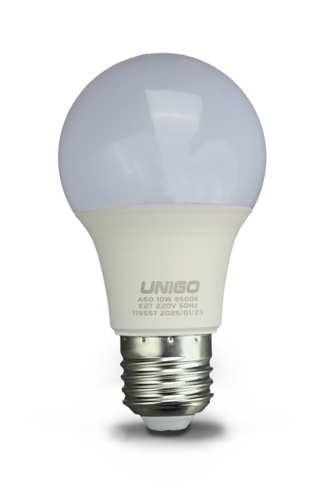 Bec LED UNIGO V-119557, E27, A60, 10W, 6500K [1]