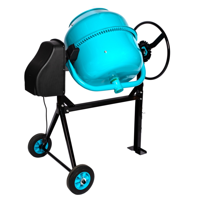 Betoniera Detoolz 160L, 1000W, cu roti si coroana de fonta [6]